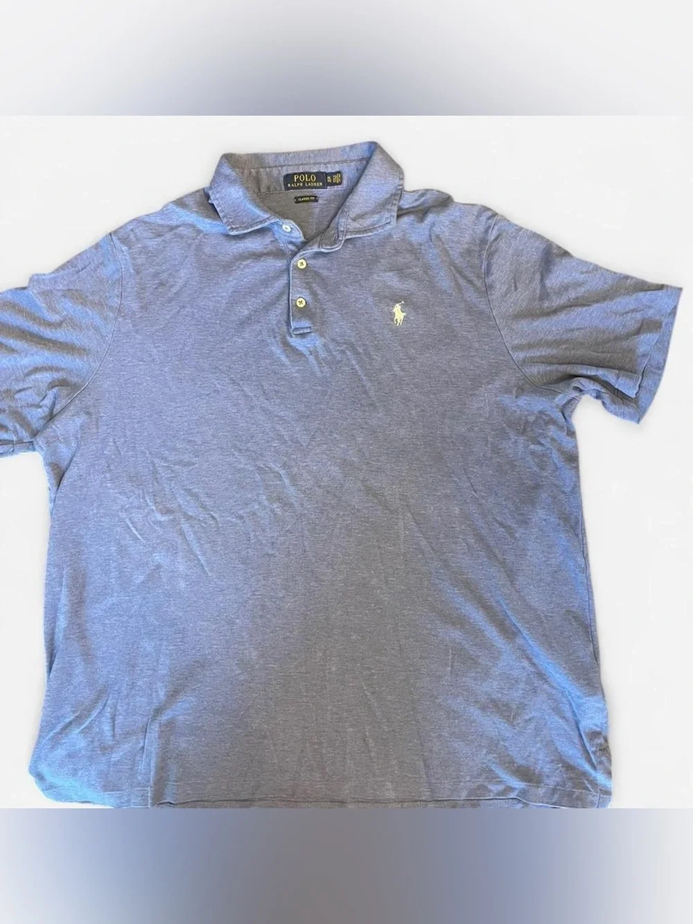 Polo Ralph Lauren blue polo cotton shirt Size XL #preppy #classic